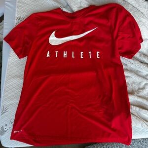 Nike Red Dri-FIT Tee